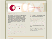 Tablet Screenshot of circleofjoyatl.org